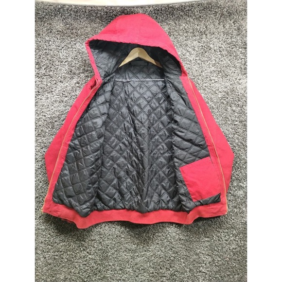 Dunbrooke Duck Canvas Crimson Jacket Men XLT XL Tall Red Quilt Lined Streetwear - Picture 6 of 11